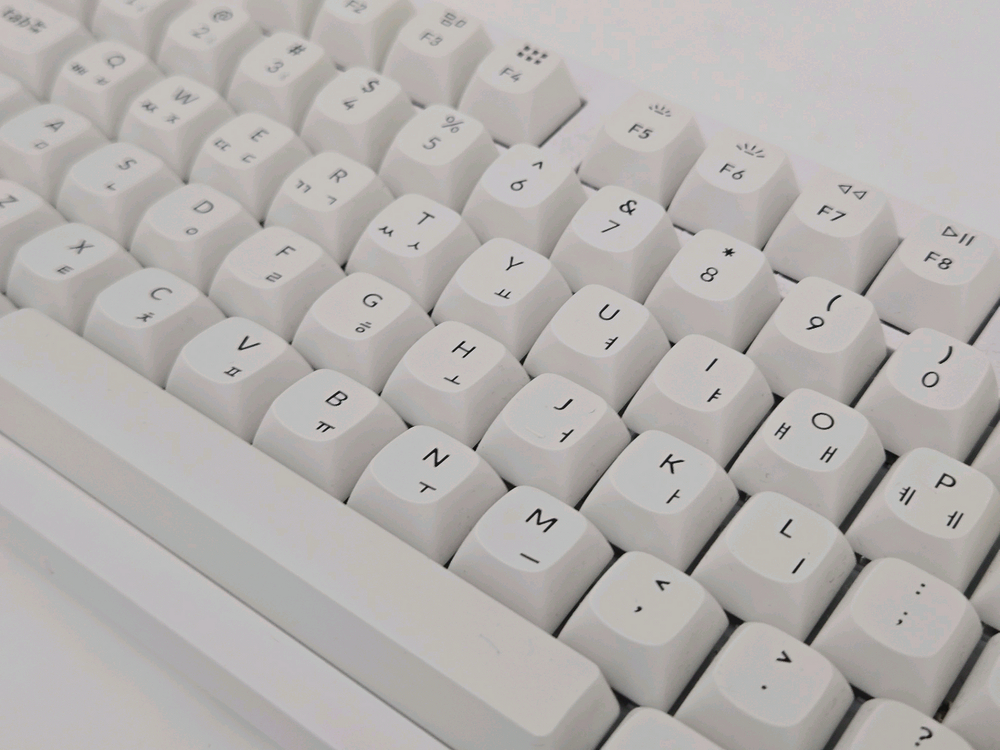 (거의 새상품) 키크론 K10 PRO 화이트 저소음 적축 이미지