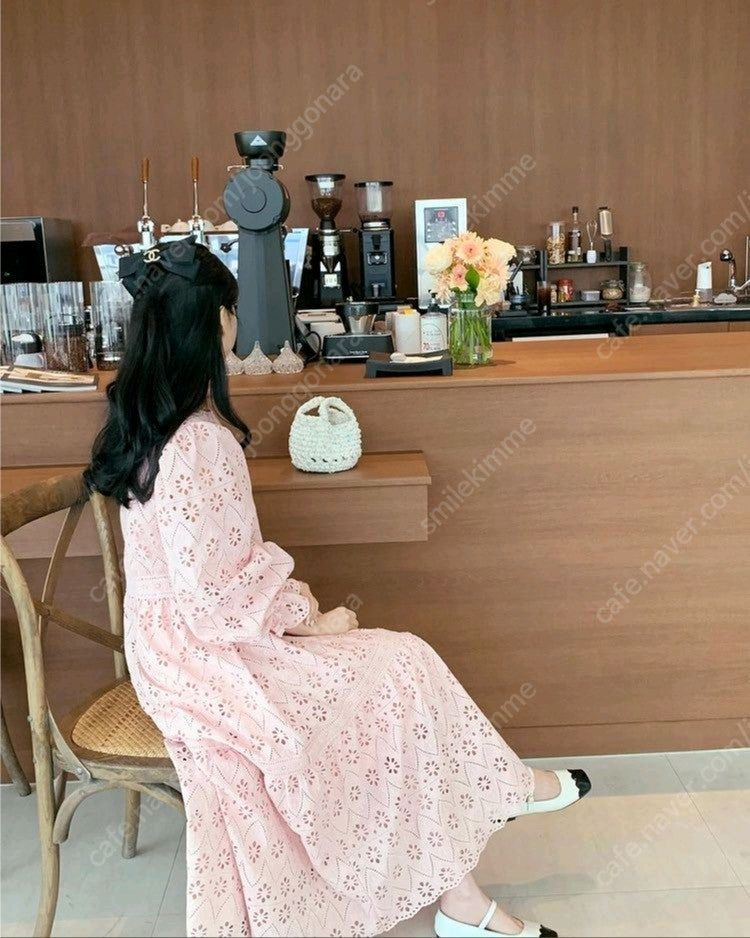 바이씨니 미미펀칭 원피스 (핑크) 이미지