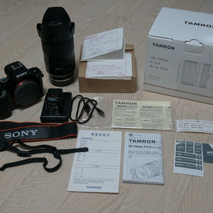 [민트급] 소니 A7 풀프레임 미러리스 카메라 + 탐론 28-75mm F2.8 이미지