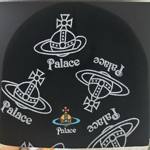 팔라스 x 비비안웨스트우드 콜라보 블랙 비니 모자 이미지