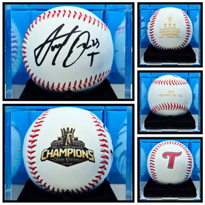 LG트윈스 용병 오스틴 딘 친필싸인볼 이미지