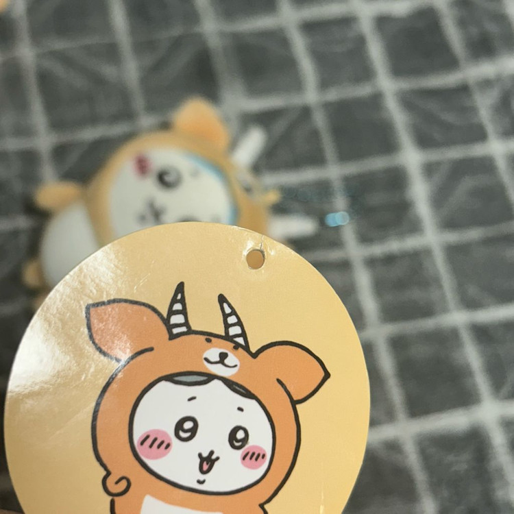 (정품) 먼작귀 치이카와 하치와레 임팔라를 쓴 치이카와 마스코트 임팔라 키링 인형 이미지