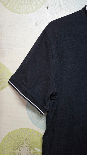 아르마니 익스체인지 남성 반집업 폴로 티셔츠 이미지