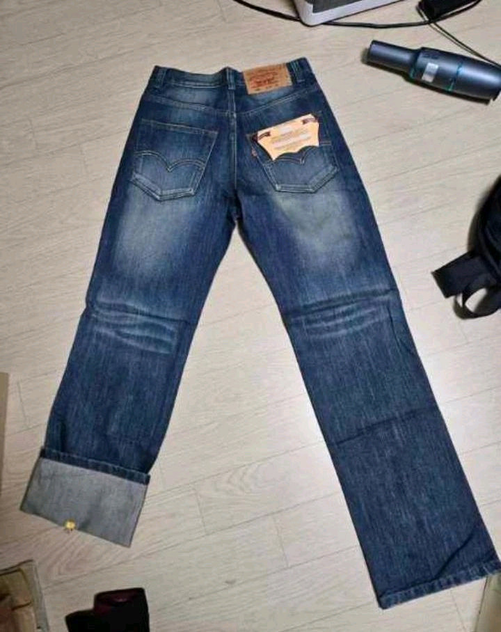 새상품 리바이스 501 와이드 팬츠 실사이즈29~30 이미지