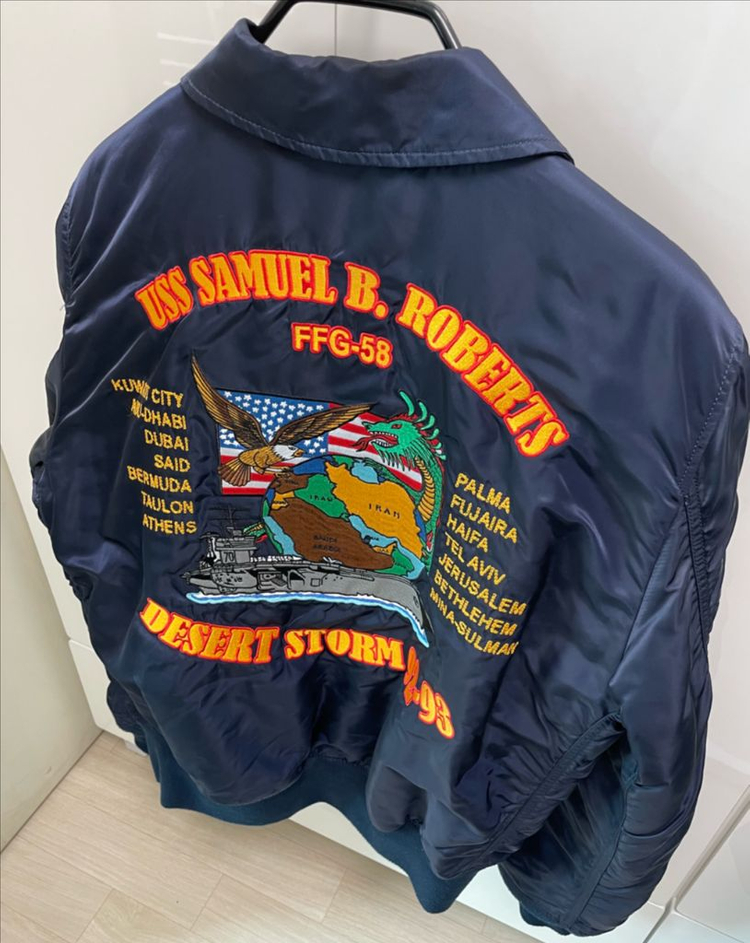 알파인더스트리 ma-1 슬림핏 네이비 L 이미지