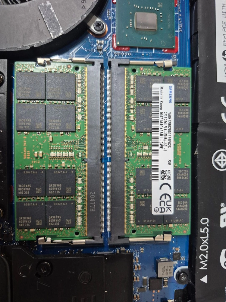 삼성 DDR4 64GB 노트북 메모리(32GBx2개) 일괄 이미지