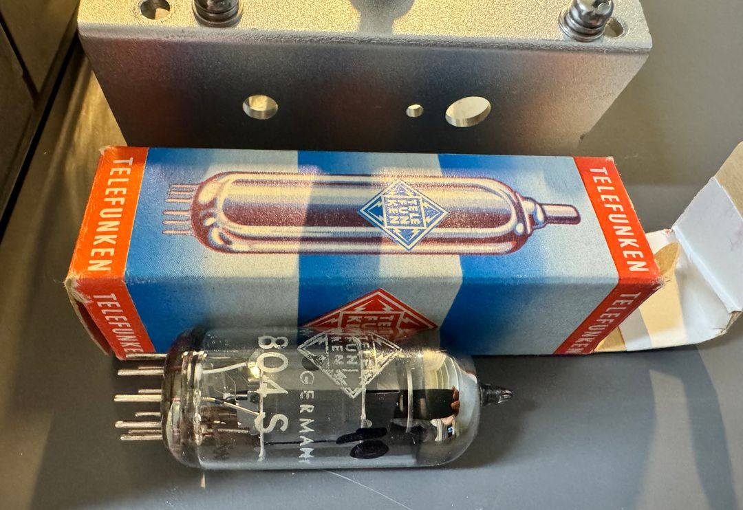 Siemens V78 진공관 포노앰프(MC 카트리지용) 이미지