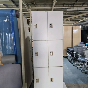 6칸 번호키수납장 6인용 사물함 보관함 신발장 중고 이미지