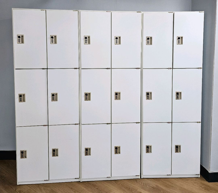 6칸 번호키수납장 6인용 사물함 보관함 신발장 중고 이미지