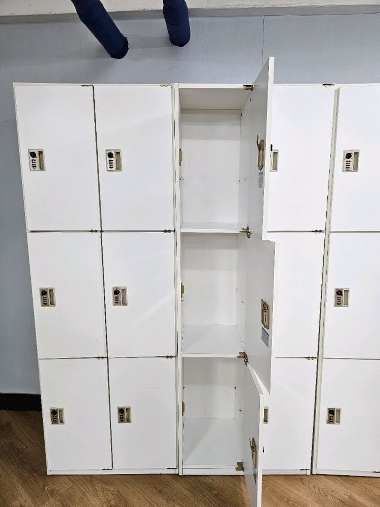 6칸 번호키수납장 6인용 사물함 보관함 신발장 중고 이미지