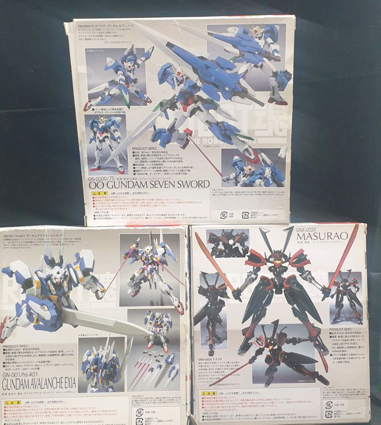 건담,로봇혼,더블오,아발란체,엑시아,세븐소드,마스라오,개봉 이미지