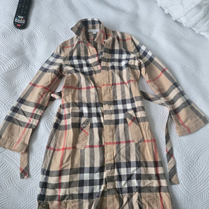 버버리 키즈 체크 원피스 8Y 이미지