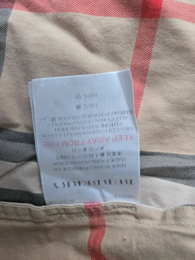 버버리 키즈 체크 원피스 8Y 이미지