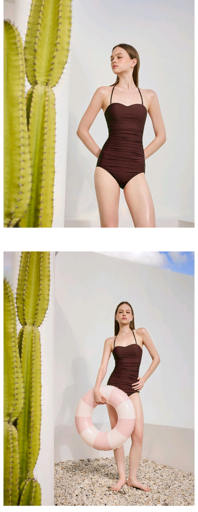 보헤미안블루 수영복 비키니 두종류 이미지