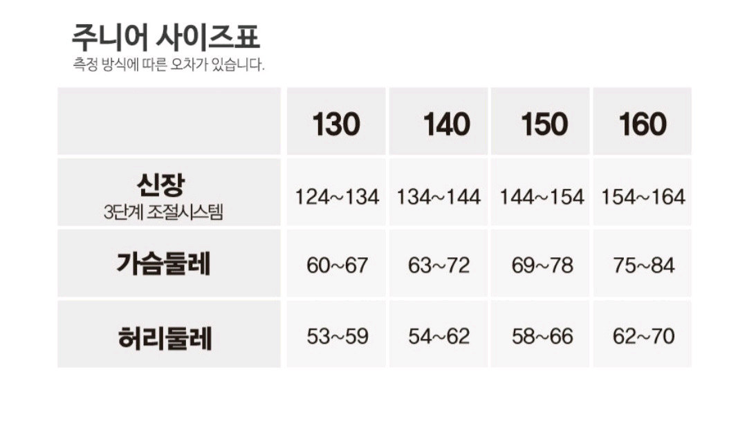 로이쉬 주니어 스키복 150 이미지
