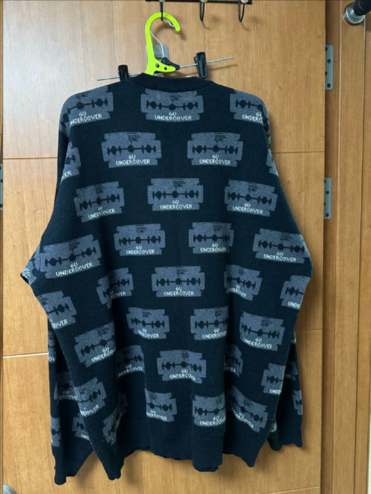 [XL] GU 언더커버 자카드 스웨터 이미지