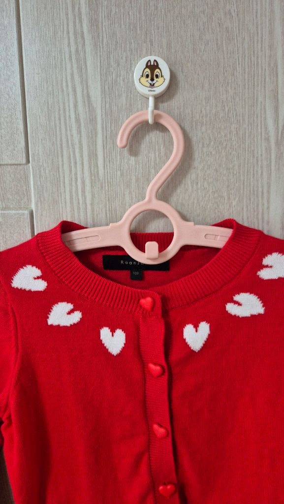 [거의새것]26ss 로아앤제인 체리팝 니트 가디건 이미지