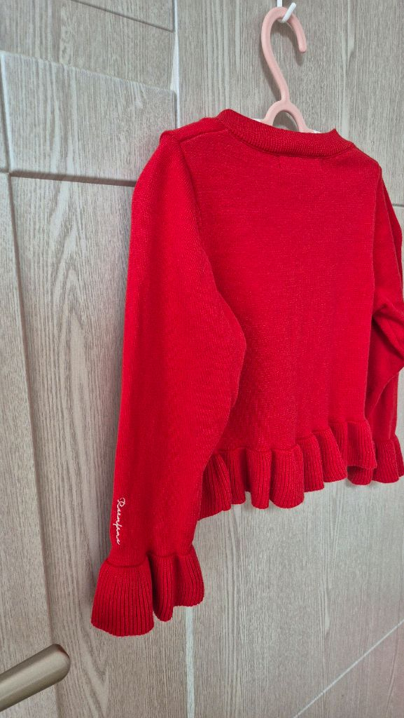 [거의새것]26ss 로아앤제인 체리팝 니트 가디건 이미지