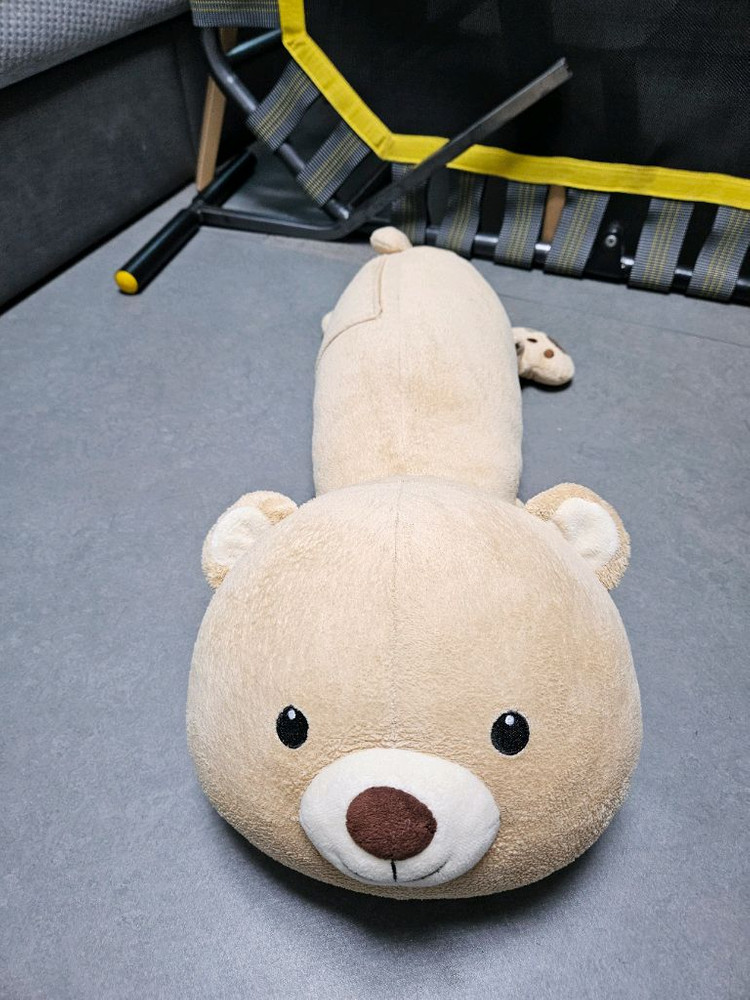 안전벨트 쿠션 곰인형, 목쿠션 어피치 인형 각각 판매 이미지