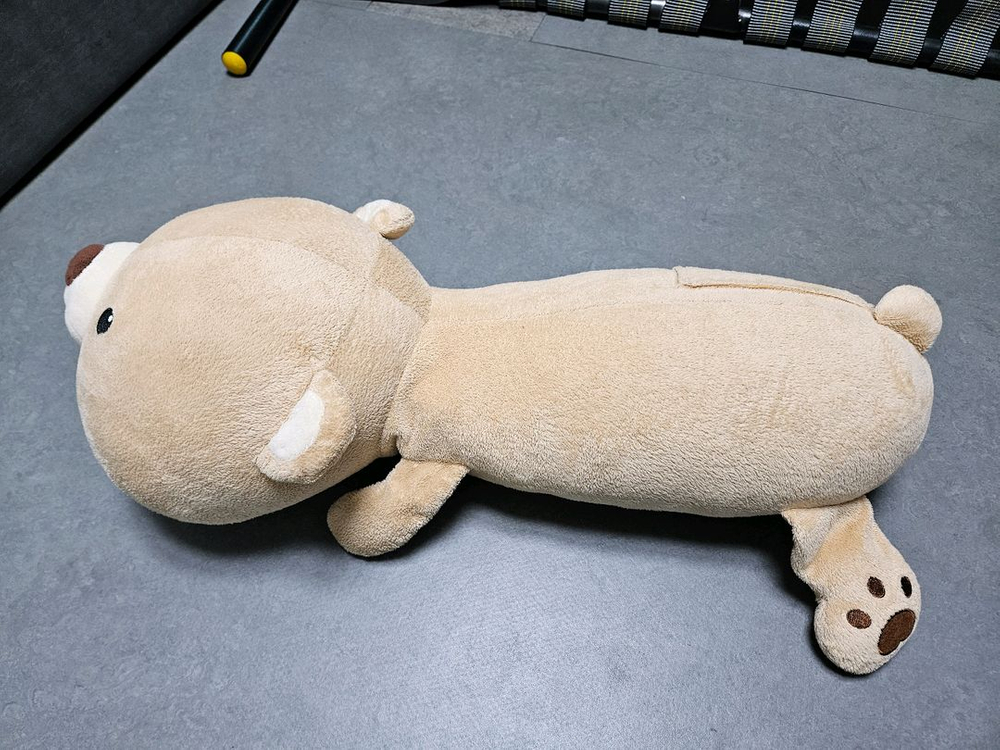 안전벨트 쿠션 곰인형, 목쿠션 어피치 인형 각각 판매 이미지