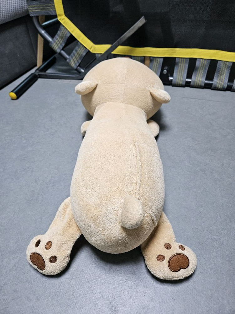 안전벨트 쿠션 곰인형, 목쿠션 어피치 인형 각각 판매 이미지