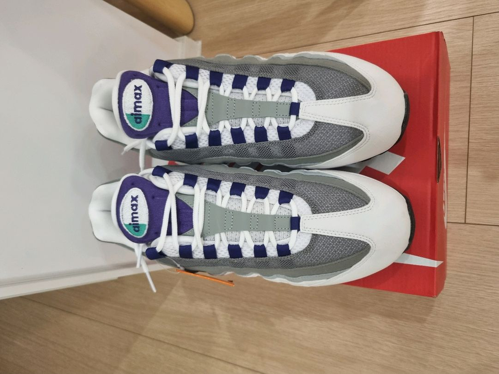 나이키 에어맥스95 빅버블 보라메쉬 (w)295사이즈 판매 이미지