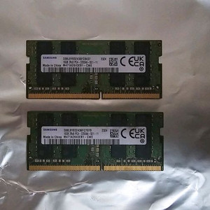 삼성 노트북용 램 16gb 3200AA 두개 세트 이미지