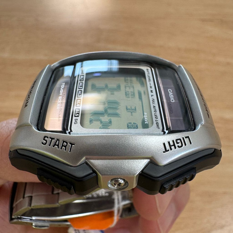 카시오 90년대 레트로 손목시계 터프솔라빈티지 전자시계 (S급) 이미지