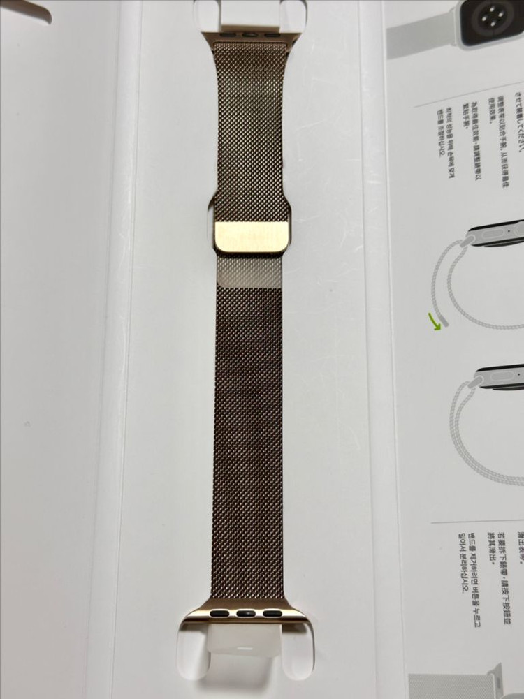 애플워치 정품 밀레니즈루프 골드 44mm 이미지