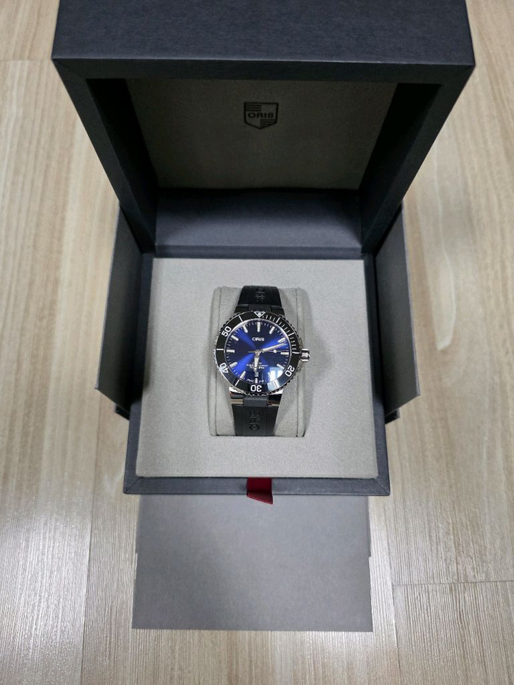 오리스 아퀴스 데이트 딥블루 이미지
