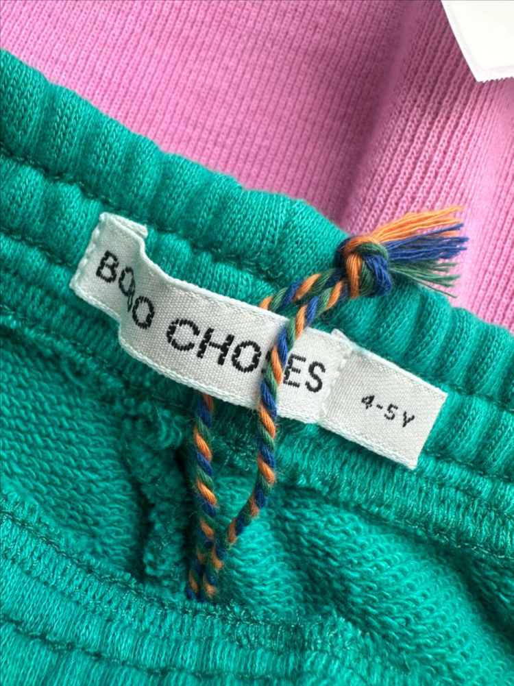 보보쇼즈 26ss 핑크맨투맨, 테리쇼츠 4-5y 이미지