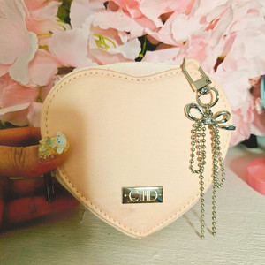 연핑크 러블리 하트 파우치 이미지