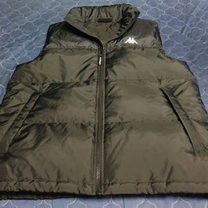 카파 구스다운 실리콘로고 패딩조끼 블랙 (M) 이미지