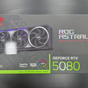 아수스 RTX 5080 아스트랄 (Astral) 그래픽카드 팝니다. 이미지