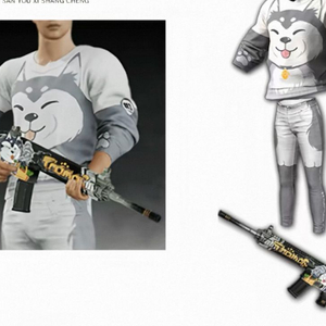 배그 토마스 옷+m4 스킨코드 이미지