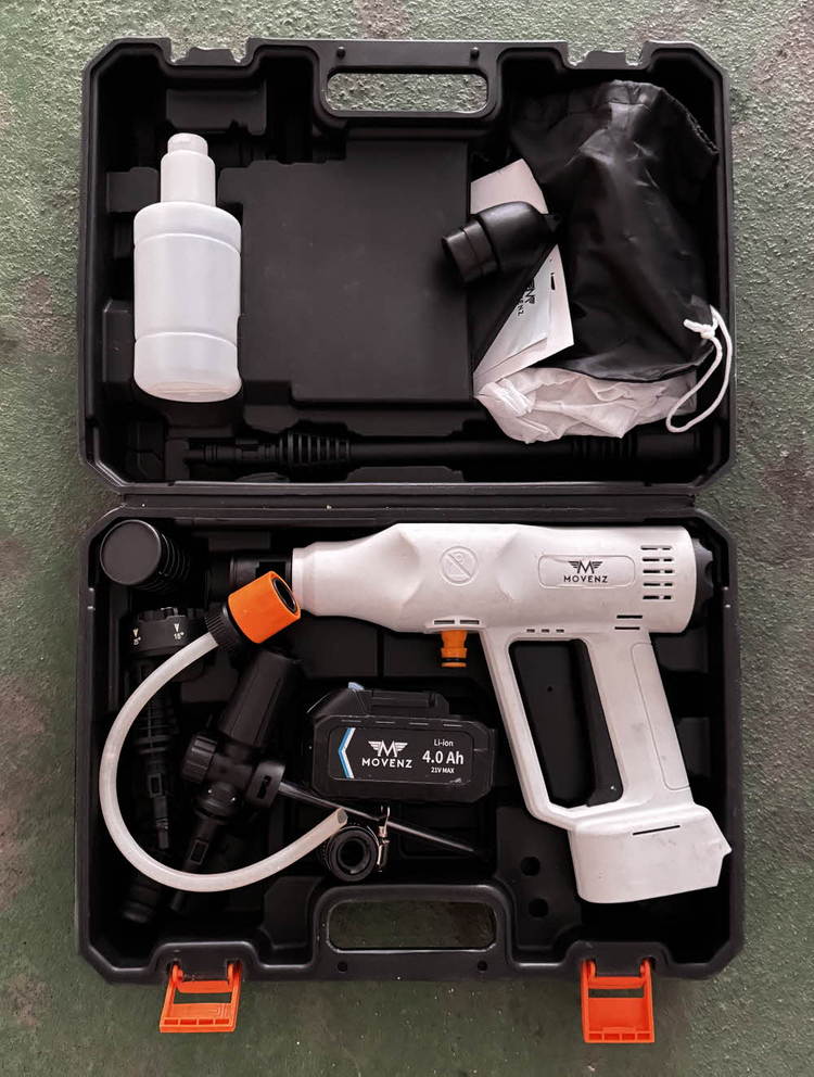 모벤즈 무선 고압 세차건 팝니다. 이미지