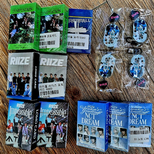 NCT 드림. 라이즈 RIIZE. 투바투. 비공굿 포카 10세트 전부해서 오천원 이미지