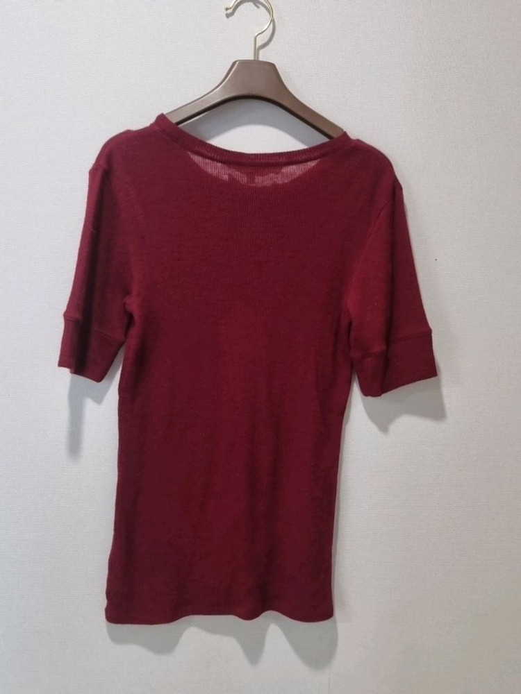 아떼 바네사브루노 골지 반팔 니트 S 이미지