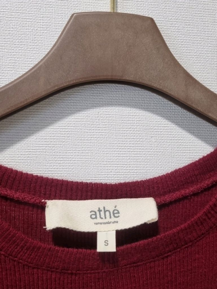아떼 바네사브루노 골지 반팔 니트 S 이미지