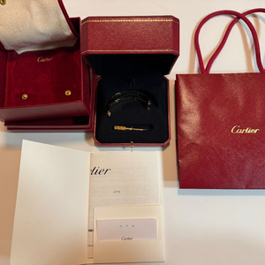 까르띠에 러브 팔찌 18k 클래식 다이아몬드 4개 이미지