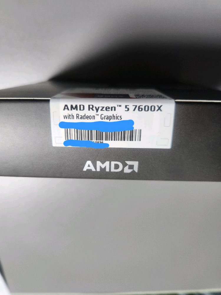 AMD Ryzen 7600x cpu 미개봉 판매합니다. 이미지