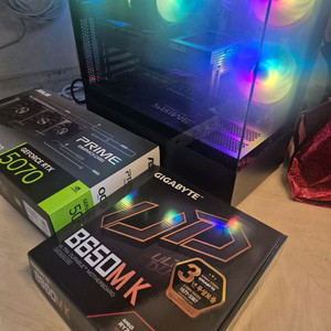 라이젠7800x3d RTX5070 Ssd 1TB 램32gb 이미지