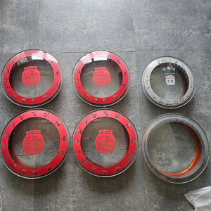 미사용 장독뚜껑 항아리 유리 뚜껑 28cm, 30cm 이미지