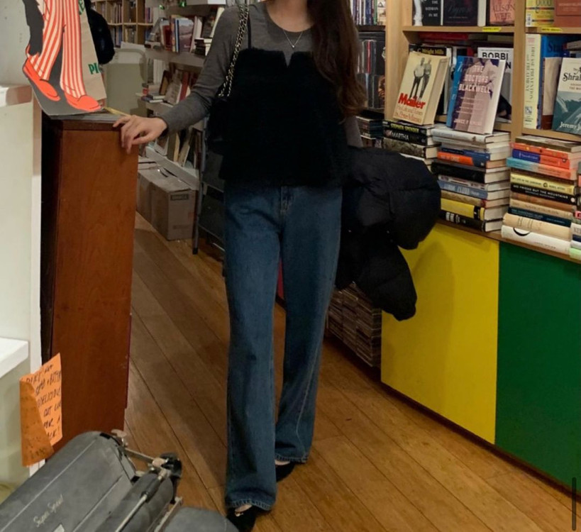 ounce 온스 코코 퍼 뷔스티에 레이어드 블라우스 나시 이미지