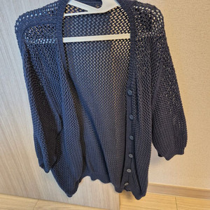 여자 니트 가디건 이미지