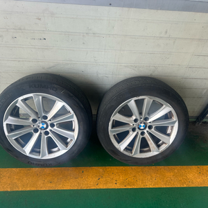 포터2 bmw 17인치 휠타이어 허브링 포함 이미지