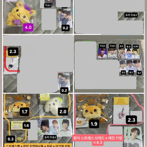 엔시티위시 베이커리팝업 시온리쿠재희료사쿠야 시오닝쿠리댕트룐룐팡이 포카 레진키링 스트레스브레드 포켓위시돌 히퍼 이미지