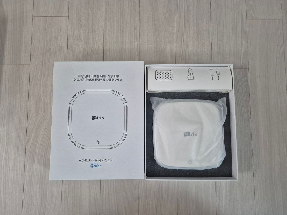 퓨릭스 스마트 차량용 공기청정기 이미지