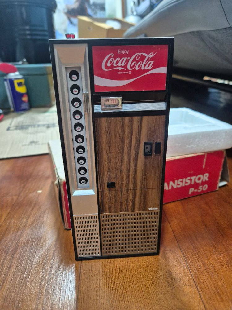 빈티지 라디오 쿨러 세트 이미지