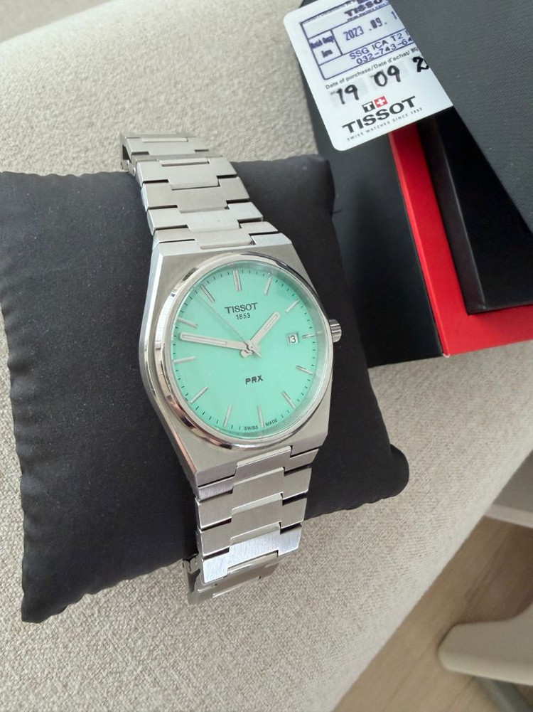 티쏘 PRX 라이트그린(민트) 40mm 풀박스 이미지